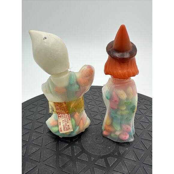 Rare Vintage E. Rosen Halloween Plastic Ghost And Witch Candies. - Picture 4 of 6